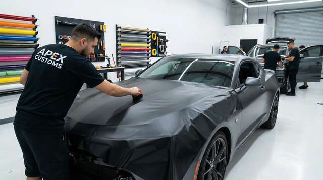 精东改装视频 - 车身贴膜改色视频教程